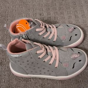 Toddler girl unicorn high tops
